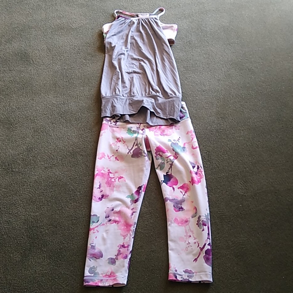 EUC Lululemon set leggings no limits tank size 4